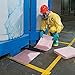 New Pig HazMat Mat Pad, 14 oz Absorbency Per Pad, Absorbs Hazardous Chemicals - Acids, Bases & Unknowns, Lightweight, 20