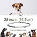 Fedciory Flea and Tick Prevention Collar for Dogs Up to 8 Months Protection Hypoallergenic and Waterproof Flea & Tick Control Adjustable Size Fits All Large Medium and Small Dog, Gray