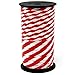 Gift Boutique Christmas Curling Ribbon Pack of 3 Rolls Green, Red & White Stripes, and Metallic Silver; Holiday Party Crafts Supplies Decorations- 100 Yards Per Roll Total of 900 Feet