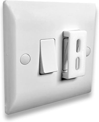 Decoralin 4 Pack Light Switch Cover Guards White Easy Install UK Fit