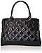 Sachi Fashion Insulated Lunch Bag, Black Quilted