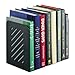 MMF Industries STEELMASTER 8-Inch Heavy Duty Slotted Bookend, Black (24190004)