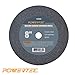 POWERTEC 15502 5/8" Arbor 36-Grit Silicon Carbide Grinding Wheel, 8" by 1" primary