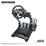 APIGA AP2 Foldable Racing Simulator Stand plus gearshift mount