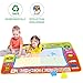 Guardhome Magic Water Mat Painting Large Doodle Mat Suitable for 2 3 4 5 Years Boys Girls for Old Children Creative Painting Water Magic Mat Toddler Toys (1Doodle Mat 4 Pens 8 Painting Models)