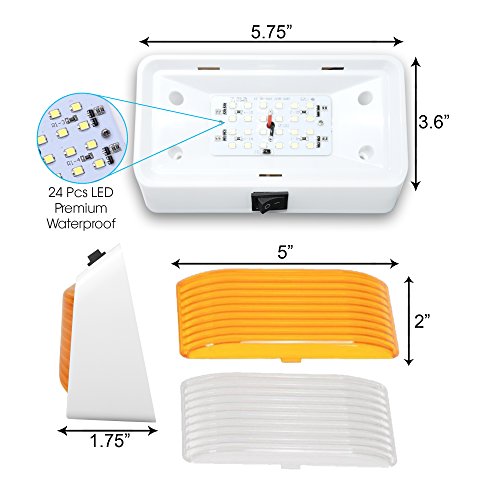 5 LED+Exterior+Porch+Utility+Switch