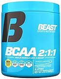 Beast Sports Nutrition – BCAA 2:1:1 – Amino Acid Supplement – Support Muscle Growth – Minimize Muscle Breakdown – Accelerate Recovery – Increase Protein Synthesis – Tropical Breeze 30 Servings