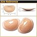 2 Pairs Strapless Self-Adhesive Enhancers Bra Pads inserts,Removeable Silicone Padded Bra Inserts ，Breathable Push Up Sticky Bra Pad for Women