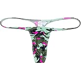 OROCOJUCO Men's Mini Bikini T-back Underwear Slim Cut Pouch Swim G-string Minimal Coverage Tangas Hipster String Thong