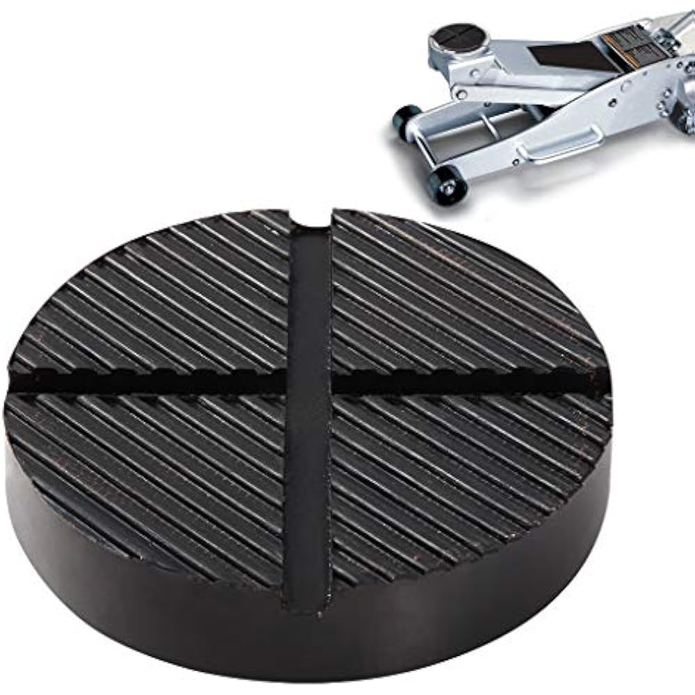 4.92"Jack Rubber Floor Jacks Pads Adapter, Cross Upgraded Version