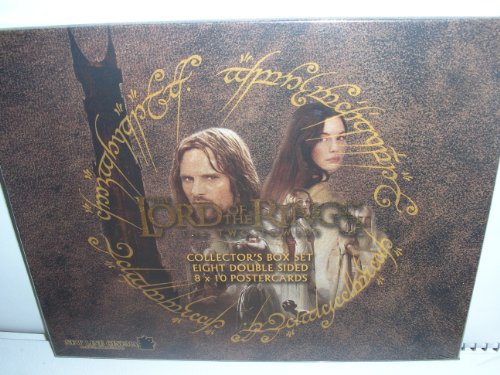 The Lord of the Rings Collector's Aragon & Arwen Box Set 8 X 10 Eight Double Sided Poster Cards Illustrations & Maps by Import Images