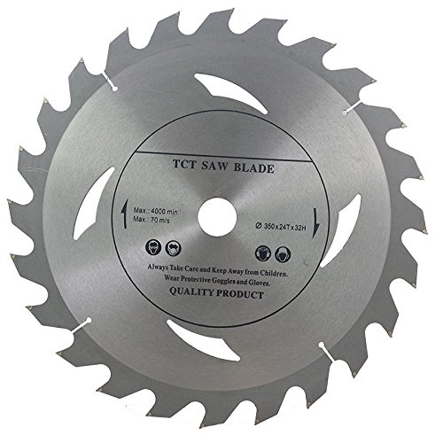 VOYTO Circular Saw Blade (Chop Saw) 350mm x 32mm x 24T for Wood Cutting discs Circular