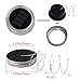 Pawaca 3 Pack-Mason Jar Light,20 LEDs Solar String Fairy Lights Lids Insert for Wedding Christmats Holiday Party Decorative Light(Multi-Color,Jars Not Included)