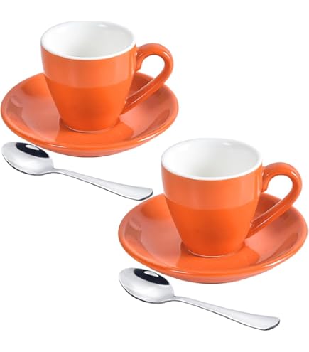 Amazon.com | ionEgg Porcelain Espresso Cup with Saucer, Espresso