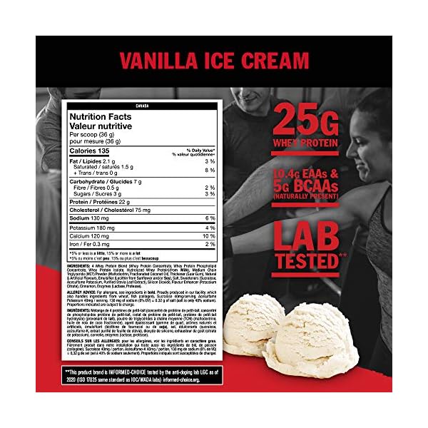 Mutant Whey – 100% Whey Protein Powder, Gourmet Taste, 22g of Protein, 10.4 g EAAs, 5 g BCAAs, Fast Absorbing, Easy Digesting -2.27 kg - Cookies and Cream