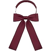 GHTIYLP Bow Tie for Women Girls Pre-tied Colonel Bowtie Satin Ribbon Western Tie for Wedding School Party Uniform Accessory