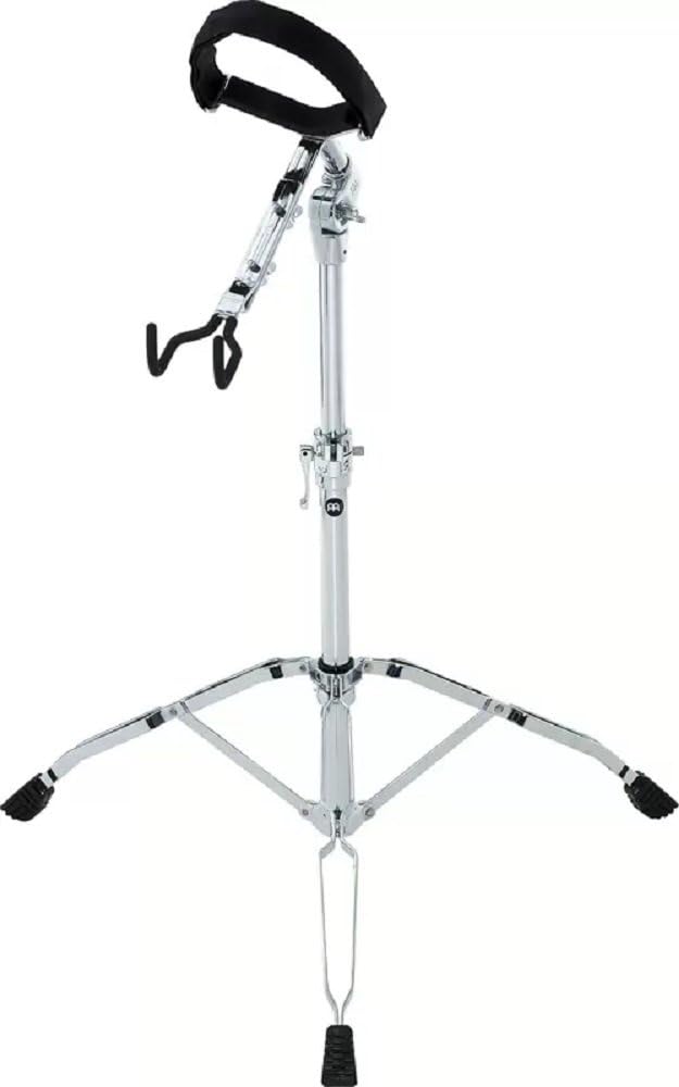 Bongo Stands Chrome Meinl Percussion TMBS Double Braced Tripod Bongo