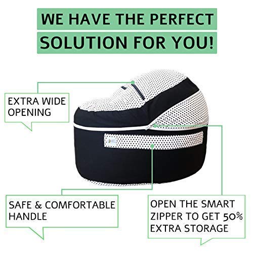 3 Stuffed+Storage+Ottoman+Organizer+Pillows