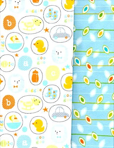 Baby Flannel Blue Fat Quarter Bundle