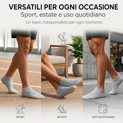 PS PROUTHS 12 Pairs Short Socks Men Women Cotton Breathable Almost Invisible Socks Summer Unisex Soft and Comfortable Non-slip Fit Durable for Daily Use