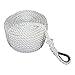 SGT KNOTS Twisted Nylon Anchor Rope - Heavy Duty 3 Strand Braided Line for Anchor Rode Setup, Camping & More (1/2