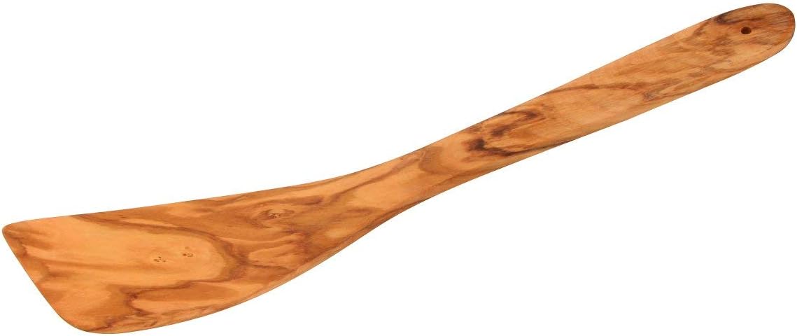 Fackelmann Pfannenwender 30 cm OLIVE, Wender aus Holz, Design- Küchenhelfer aus Oliven-Holz, robust und mit unverkennbarer Maserung (Farbe: Braun), Menge: 1 Stück