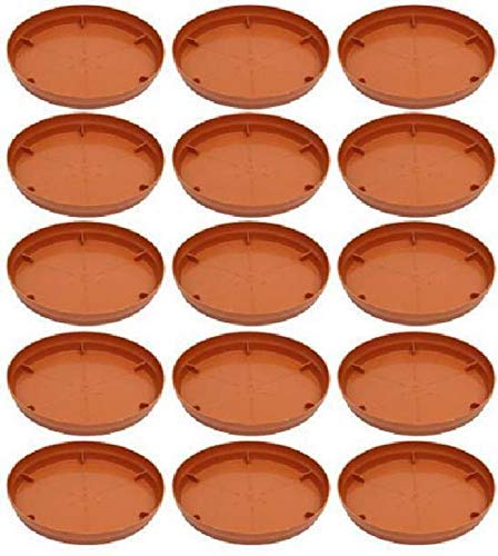 MOMS GADGETS,Flower Pot Plant Saucer Base Plate Planter Tray 8 inch .Set of (2)