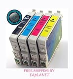 Generic Compatible Ink Cartridge Replacement for Epson T060 (Black, Cyan, Magenta, Yellow, 4-Pack)