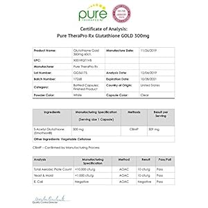 GuatemalaDigital.com: S-Acetyl Glutathione Gold 300mg PER Capsule - 60  DRcaps"Acid-Resistant" | Extra-Strength | Patented Acetylated Form of  Glutathione (Emothion) | Pharmaceutical Grade | Free-of Harmful Stearates  : Suplementos nutricionales de L ...