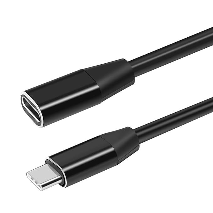USB C Verlängerungskabel, ACOCOBUY USB 3.1 Verlängerungskabel Stecker auf Buchse 1m, USB Typ-C Docking Stecker USB-C Kabel fü