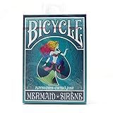 Bicycle Mermaid Theme Teal Playing Cards