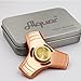 Alquar EDC Fidget Hand Spinner Pure Copper High Speed CNC Exquisitly Made, Spinning Time Up to 5 Minutes (Copper Style Tri)