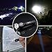LED Flashlight,Xnucol Ultra Bright Multifunction Focus Adjustable Flashlight For Outdoor Sport Explore Home Lighting Car Emergency Escape Window Breaker and Survival Torch (Silver)