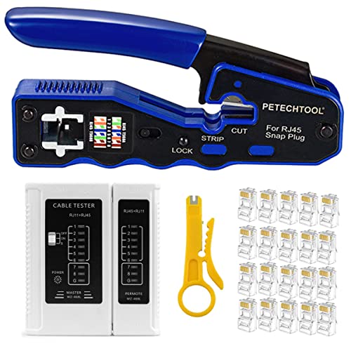 RJ45 Crimp Tool Kit Allinone Crimping Tool Crimper Wire