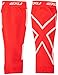 2XU Compression Recovery Calf Sleeves, Red, Large