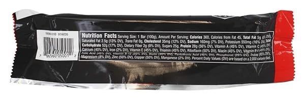 MET-RX BIG 100 MEAL REPLACEMENT BAR, CHOCOLATE CHIP COOKIE DOUGH, 3.52 OUNCE, 9 COUNT