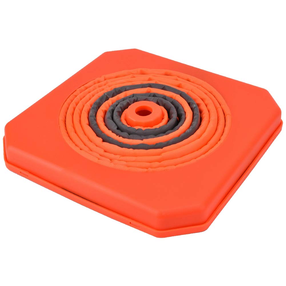 70cm Traffic Cones Collapsible Road Cones with Reflective Strip, Reflective Safety Cones Suitable for Traffic Management Vehicle Equipment, Good Recognition During Day or Night