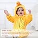 MICHLEY Unisex Baby Winter Hooded Romper Flannel Panda Style Cosplay Clothes ,100cm-(19-24months),Duck