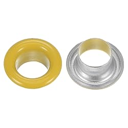 HARFINGTON 200 Set Color Round Grommets 6mm