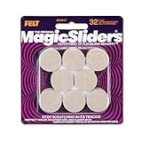 MAGIC SLIDERS L P 63417 32Pk 1" Oat Felt Pad