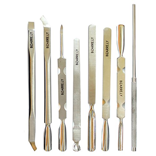 BEST BIZARRE.LY 8 Piece Cuticle Pusher Care Set PROFESSIONAL Manicure