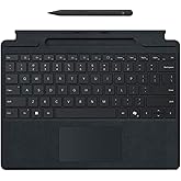 Microsoft Surface Pro 13" Keyboard with Slim Pen &ndash; Black Keyboard, Black Pen