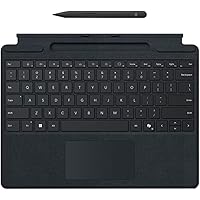 Windows Surface pro 7PC 本体 黒キーボード Amazon.com: Black Type Cover for Microsoft Surface : Electronics