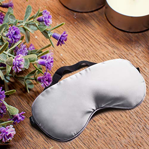 Unimi Sleep Mask Weighted Eye Mask for Puffiness, Pink Eyes, Headache