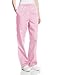 Cherokee Women's Workwear Scrubs Pull-On Pant, Pink Blush, Medium