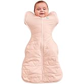 Love to Dream Swaddle Up Extra Warm | 3.5 TOG, 8-13 lbs, Blush | Quilted Cotton for Extra Warmth, Arms Up Swaddle Calms Startle Reflex, Newborn Essentials Below 61F