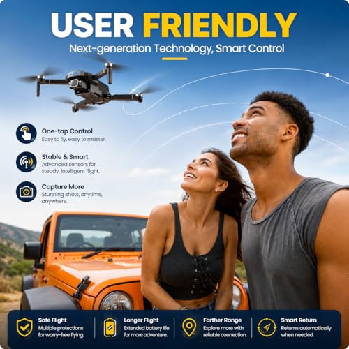 Holy Stone HS360S GPS Drone with 4K Camera for Adults, Under 250g Lightweight RC Quadcopter, 10000Ft FPV Transmission, GPS Return, Follow Me, Time-Lapse, QuickShot
