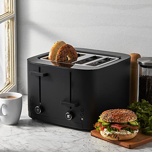 ZWILLING Enfinigy Cool Touch Toaster 4 Slice with Extra Wide 1.5" Slots