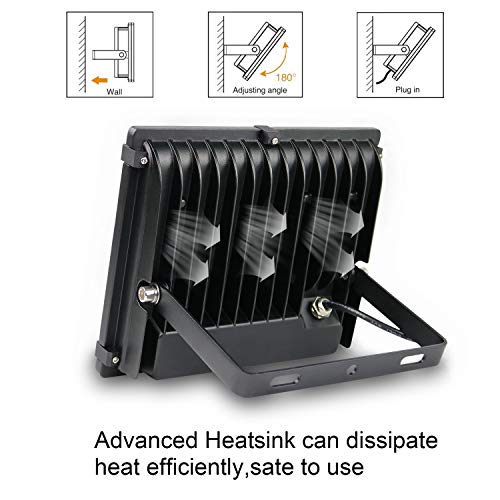 image for Black Light UV Lights, KINGBO 50W Black Light Fixture Glow in The Dark