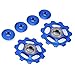 Stylrtop 2 pcs 11T Aluminum Sealed Bearing Jockey Wheel Rear Derailleur Pulley for Shimano Sram Rear Derailleur Etc.thumb 2